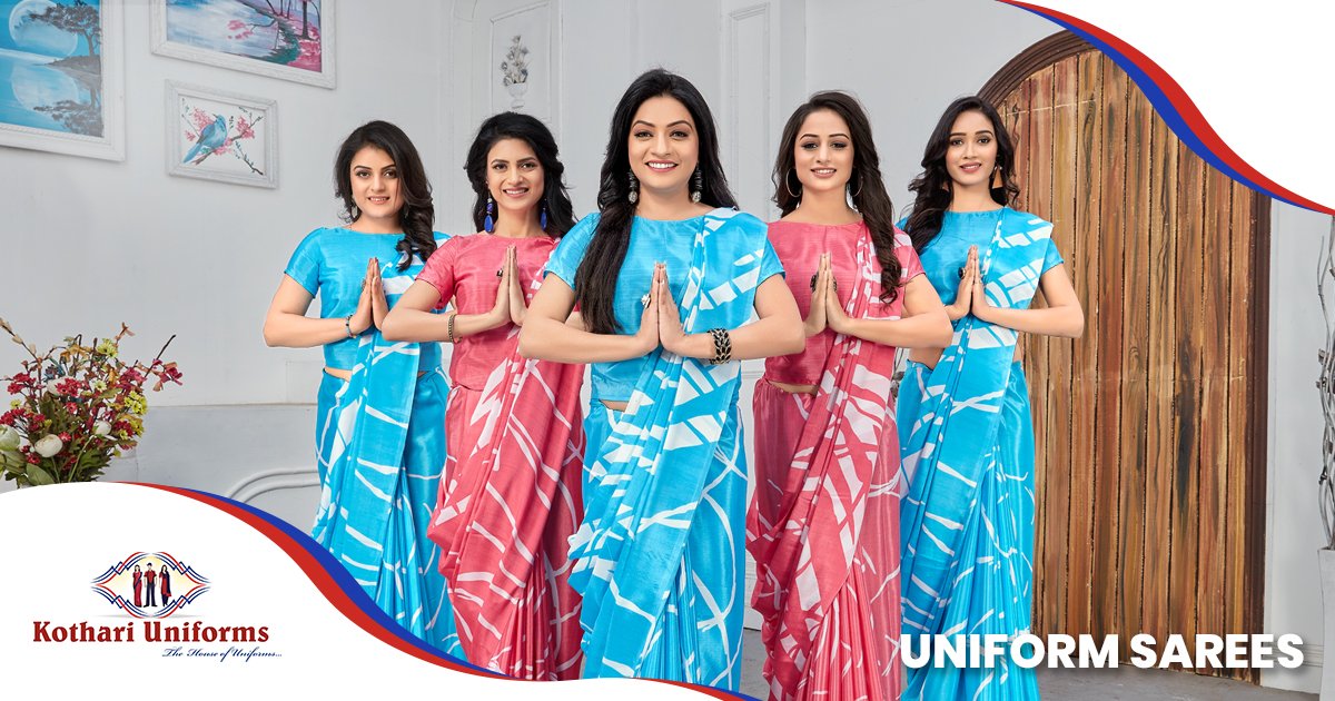 Uniform Saree Wholesalers Siddharth Malbari Silk Unique Uniform Saree  Collection at Rs 370 | Uniform Saree in Surat | ID: 2850842271688