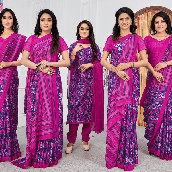 Saree Salwar Combo