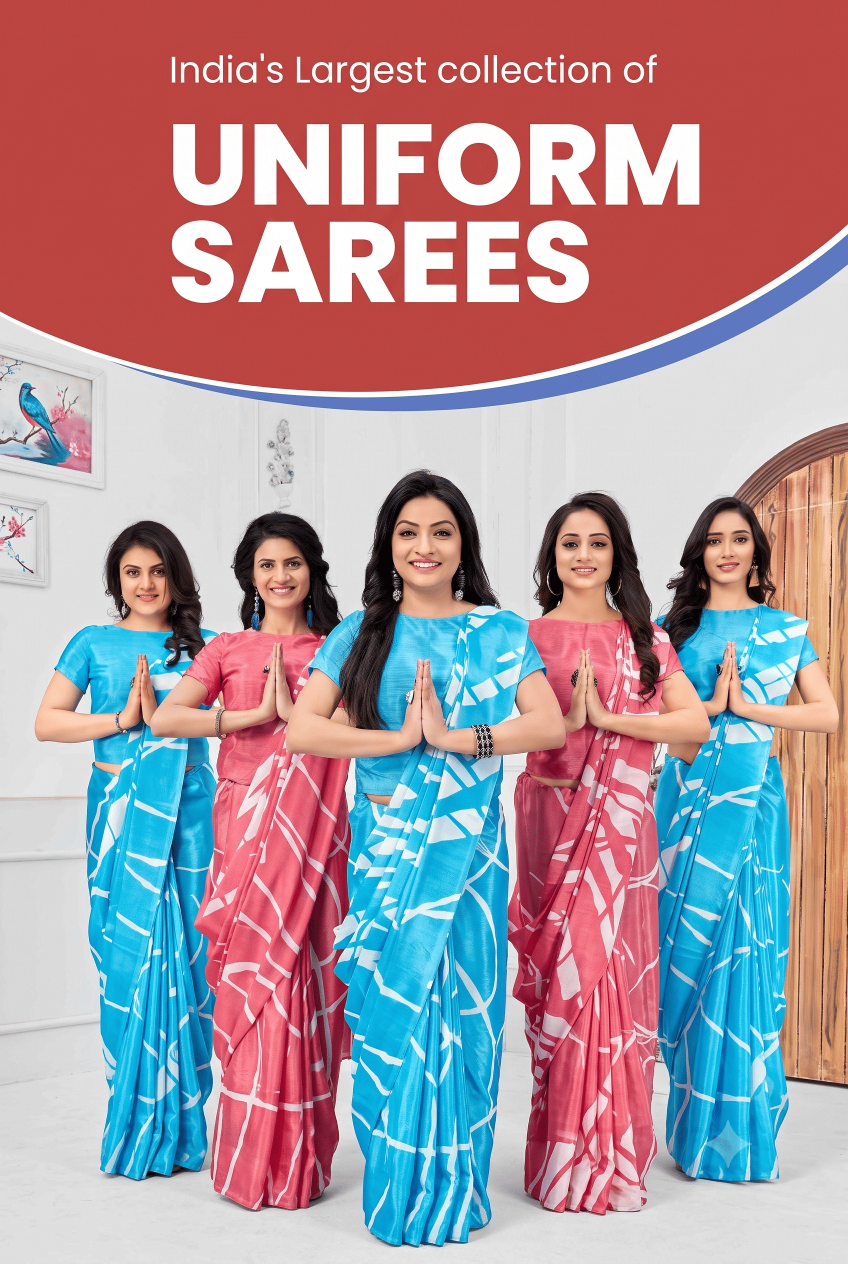 India's largest Collection Of Uniform Sarees & Salwars