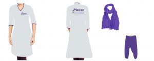 DDU GKY Students Uniform Salwar with Dupatta 