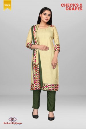Checks & Drapes | Uniform Saree & Salwar Combo [CAD2]