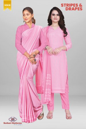 Stripes & Drapes | Uniform Salwar Set [CSTD6]