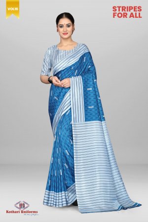 Stripes For All | Uniform Saree [SFA6]