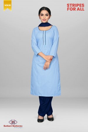 Stripes For All | Uniform Salwar Set [CCSFA6] 	