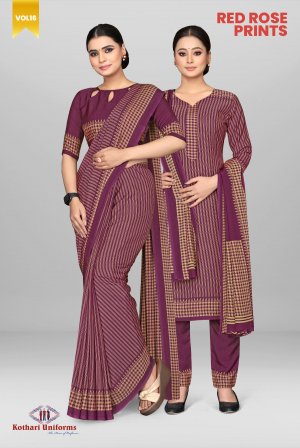 Red Rose Prints | Uniform Salwar Set [CRRP1A]