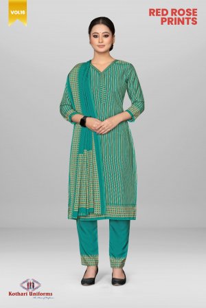 Red Rose Prints | Uniform Salwar Set [CRRP1C]