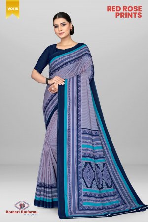 Red Rose Prints | Uniform Saree & Salwar Combo [RRP2A]