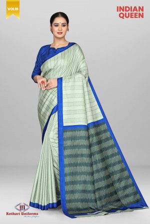 Indian Queen  | Uniform Saree [IQ13C]