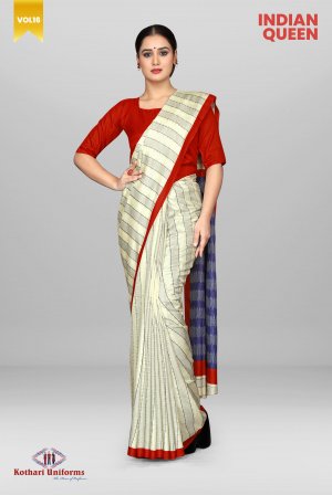 Indian Queen  | Uniform Saree [IQ13D]