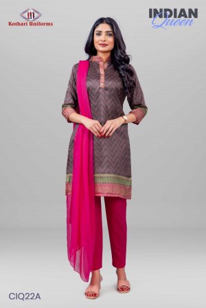 Indian Queen | Uniform Saree & Salwar Combo [IQ22A]