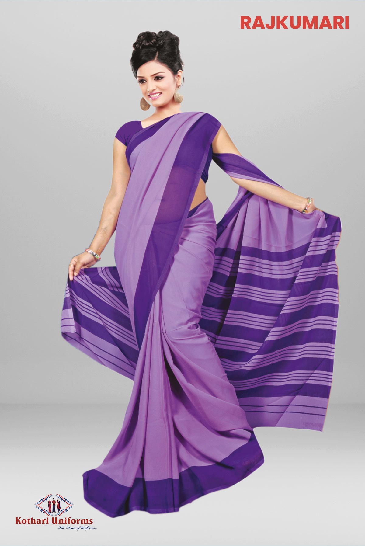 Rajkumari | Uniform Saree [KB0101]