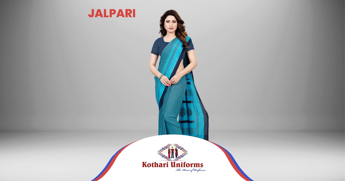 Jalpari - JP7A | KOTHARI UNIFORMS | Uniform Sarees