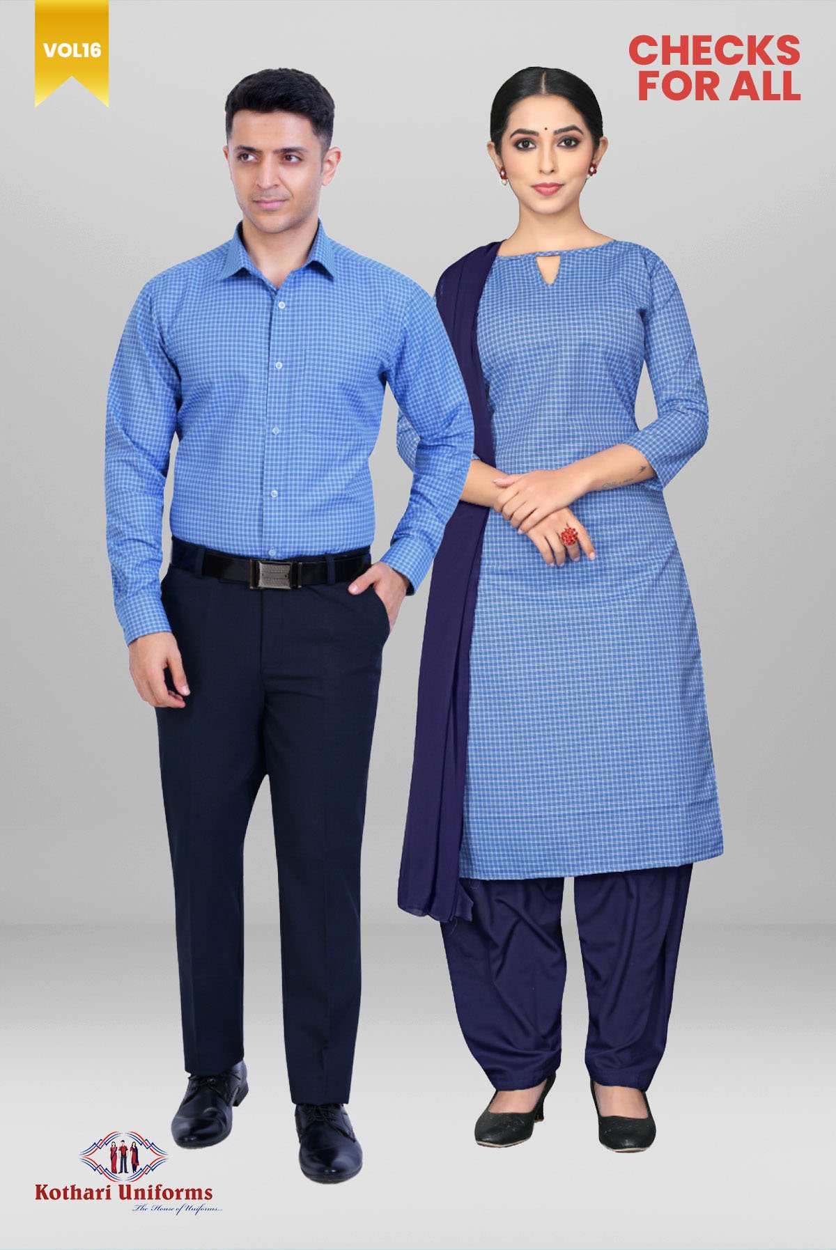 Checks For All | Male Female Uniform Combo [CFA1&CFA2]