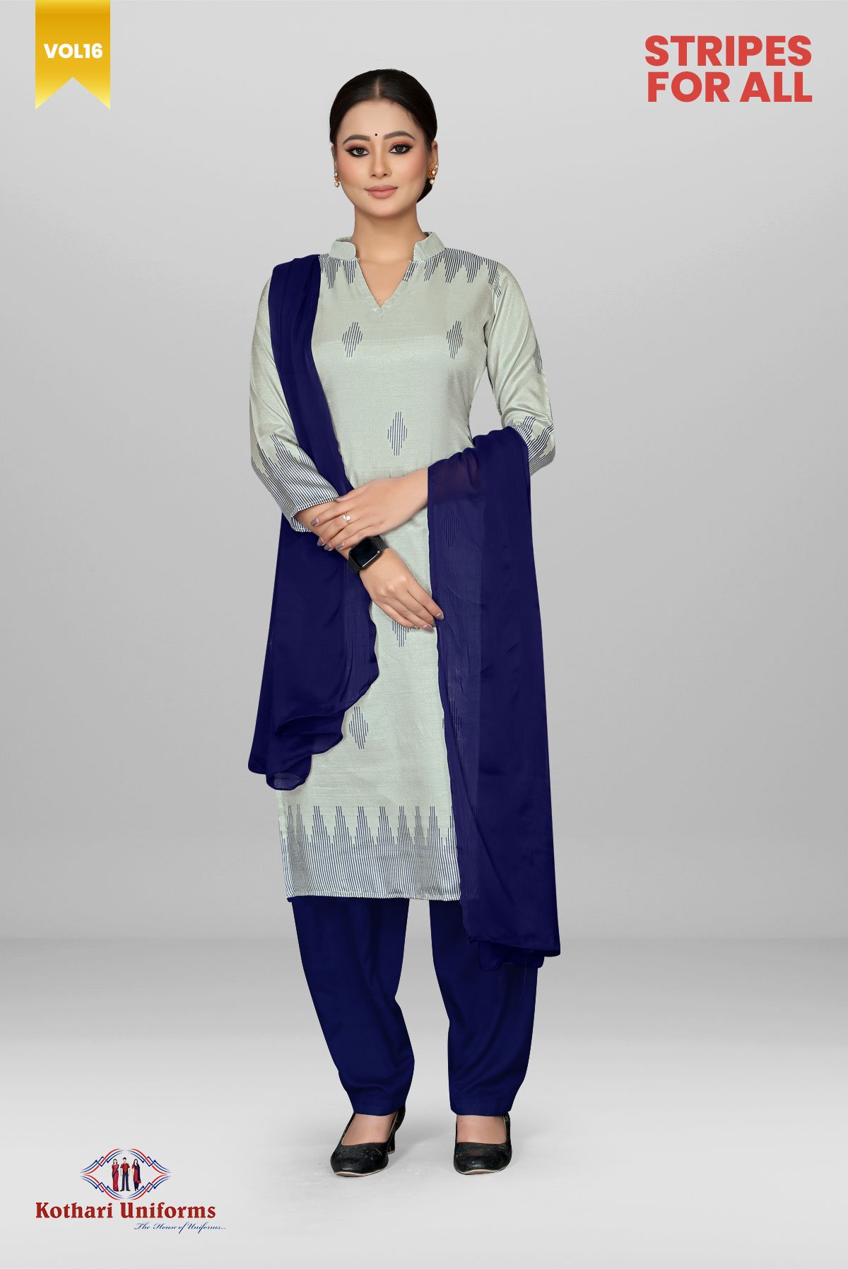 Stripes For All | Uniform Salwar Set [CSFA2]
