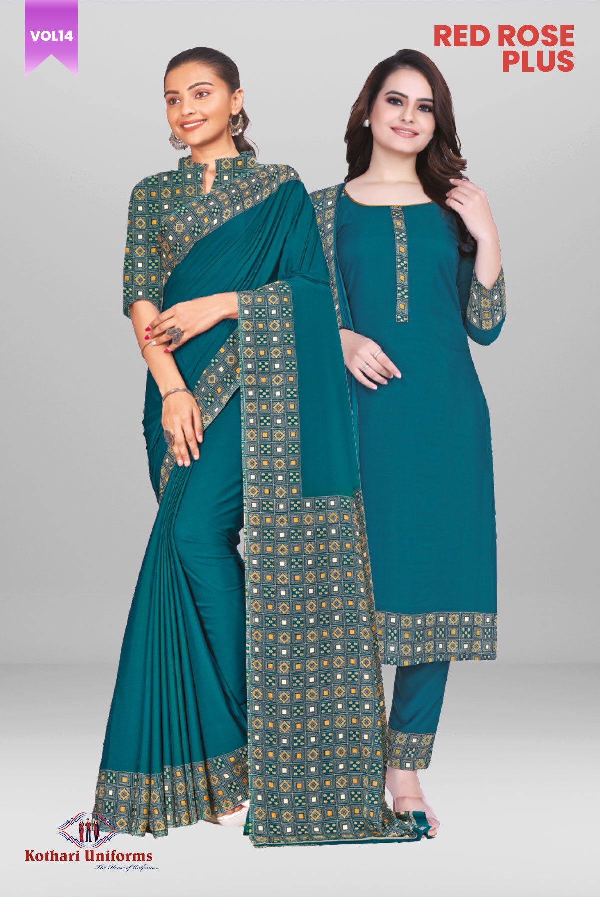 Red Roses Uniform CRPS3B - Uniform Salwars | Kothari Uniforms | Red Rose Plus