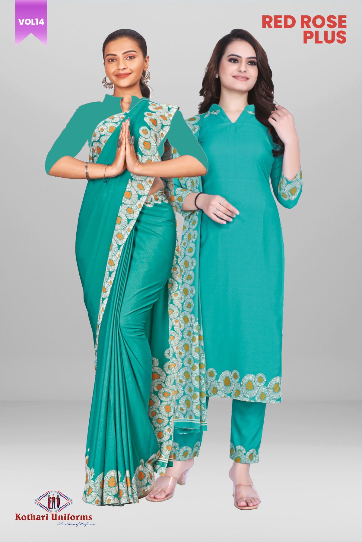 Red Roses Uniform CRPS4A - Uniform Salwars | Kothari Uniforms | Red Rose Plus