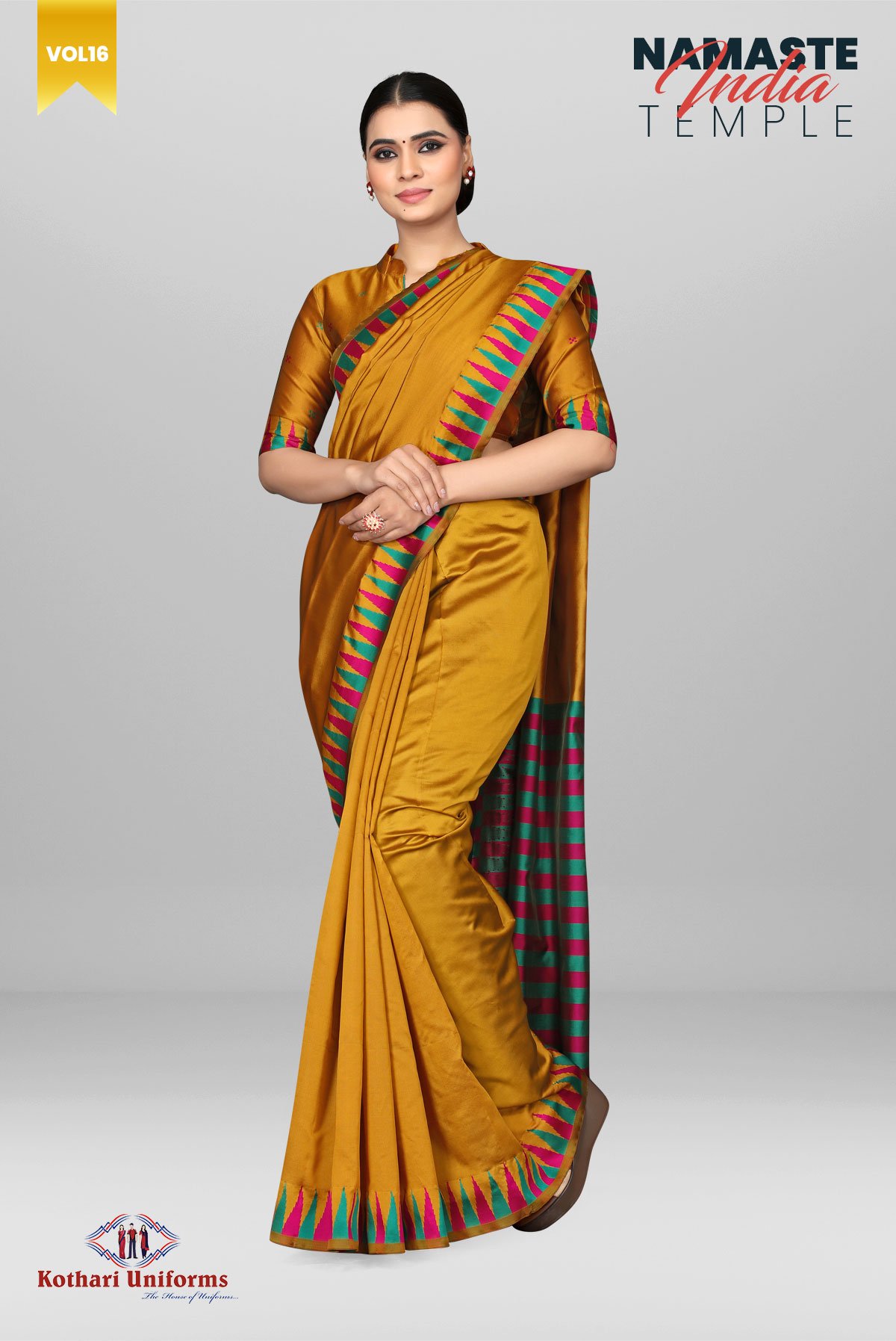 Namaste India Temple | Uniform Saree [NIT1]