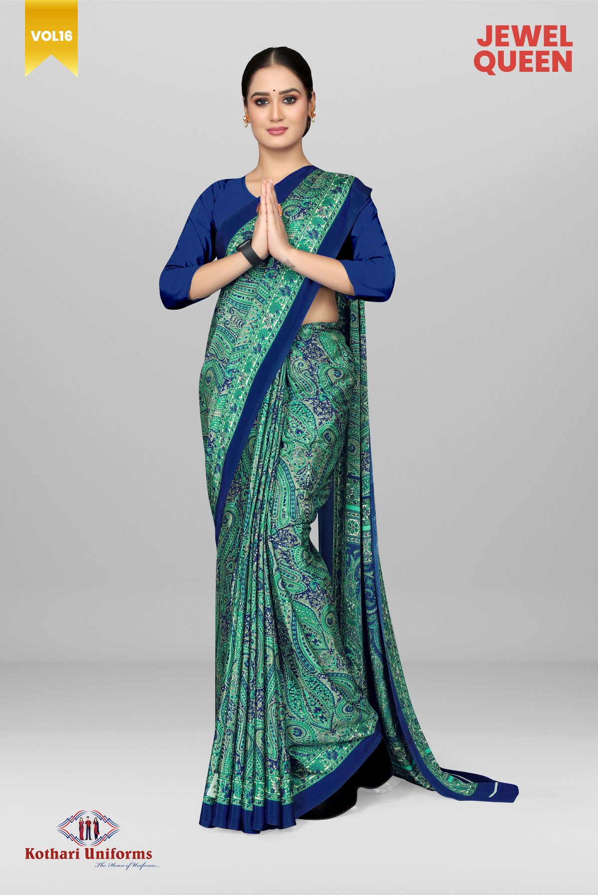 Jewel Queen | Uniform Saree [JQ1F]