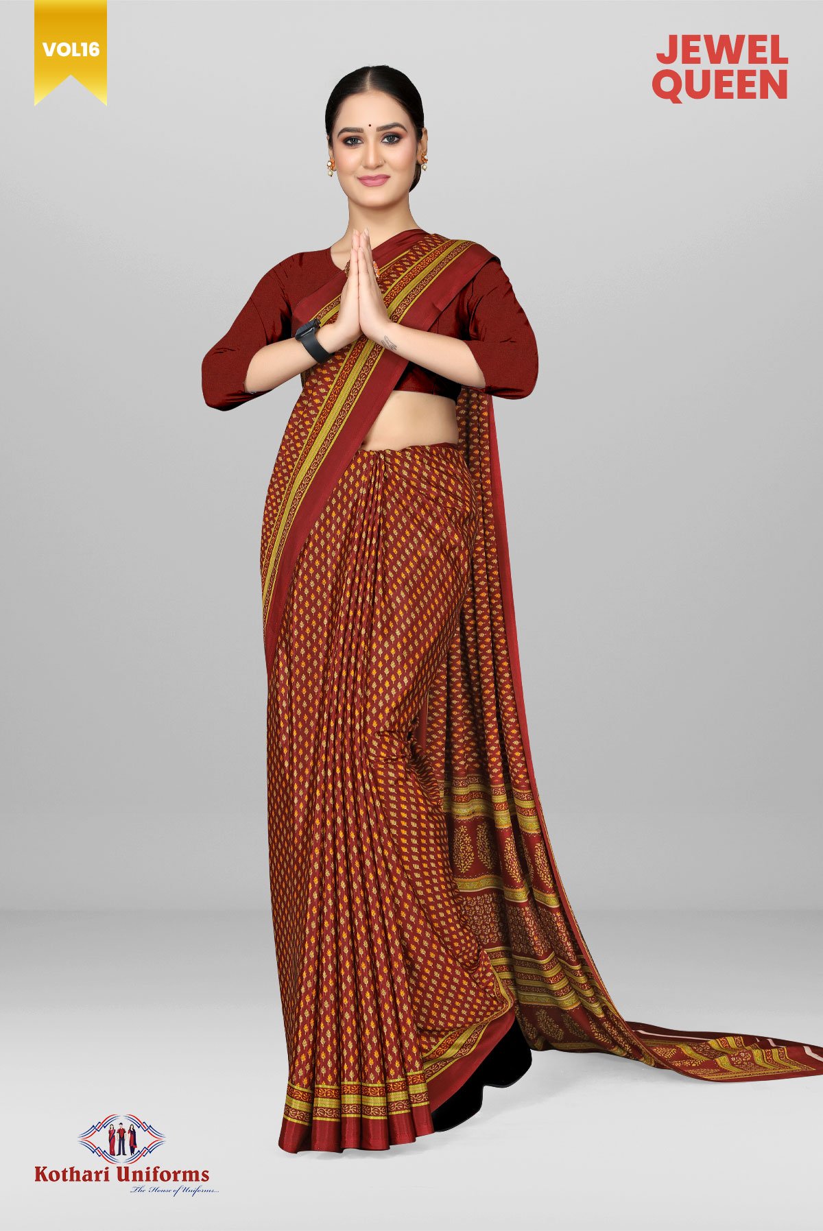 Jewel Queen | Uniform Saree [JQ3C]