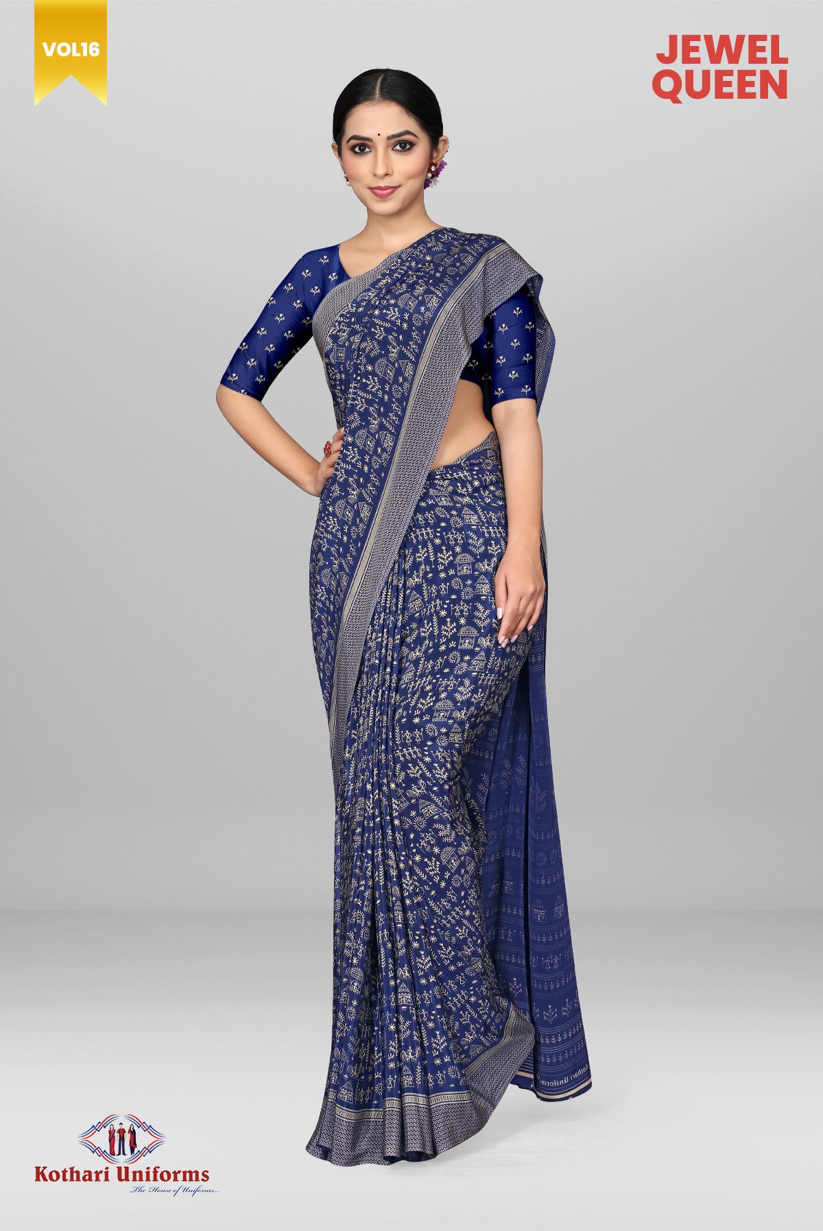 Jewel Queen | Uniform Saree [JQ5D]