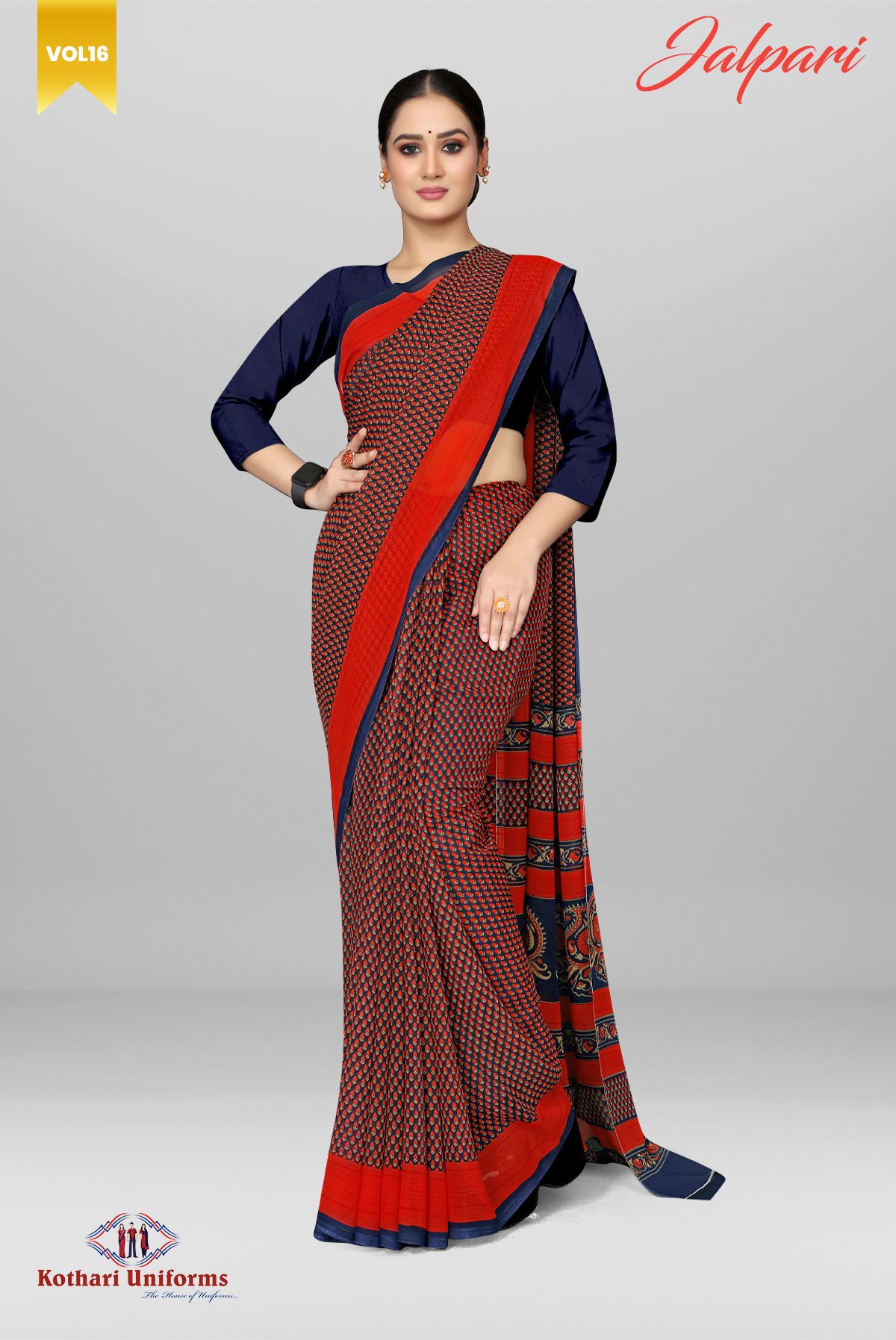 Jalpari | Uniform Saree [JP12B]