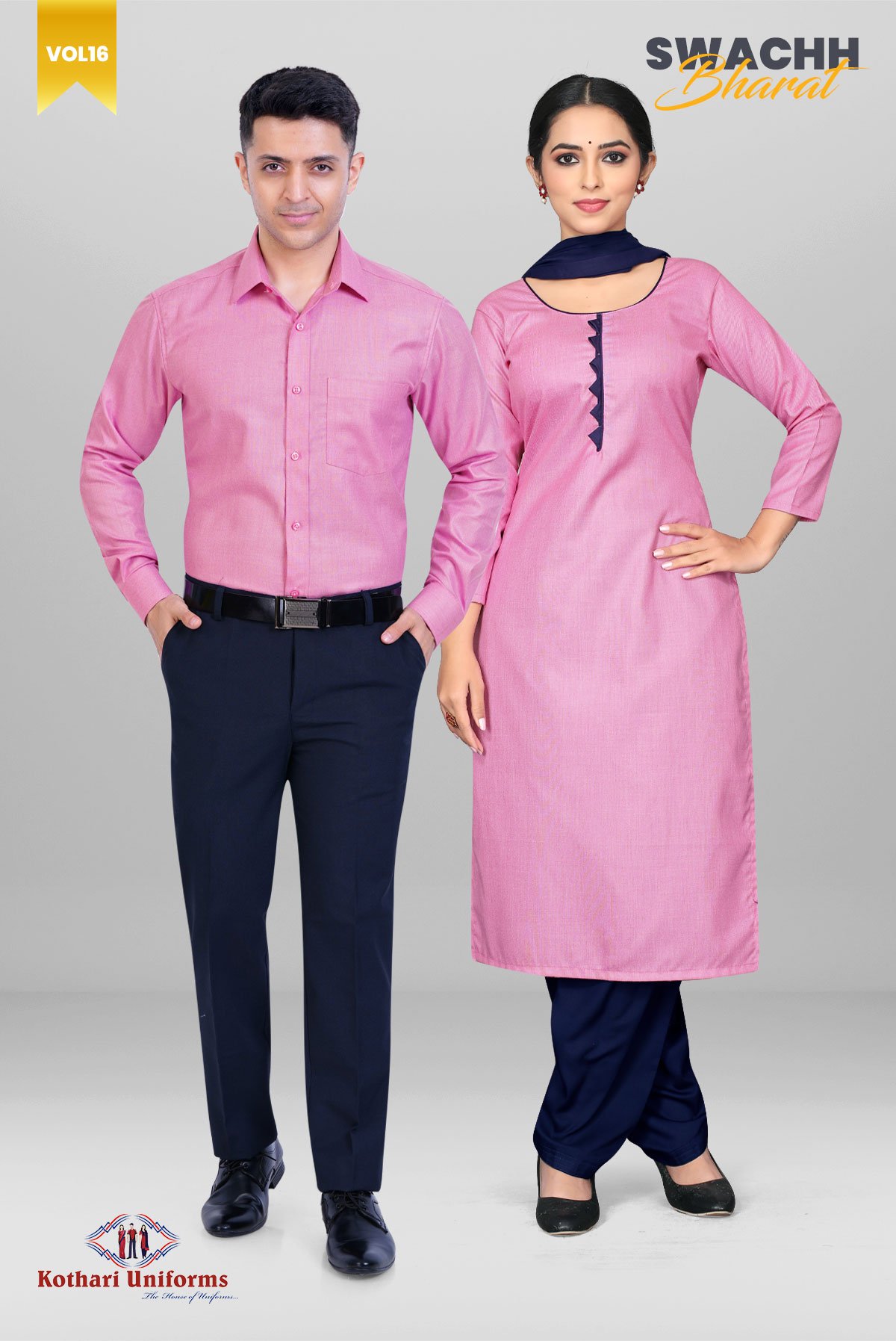 Swachh Bharat | Male Female Uniform Combo [SBW3] 