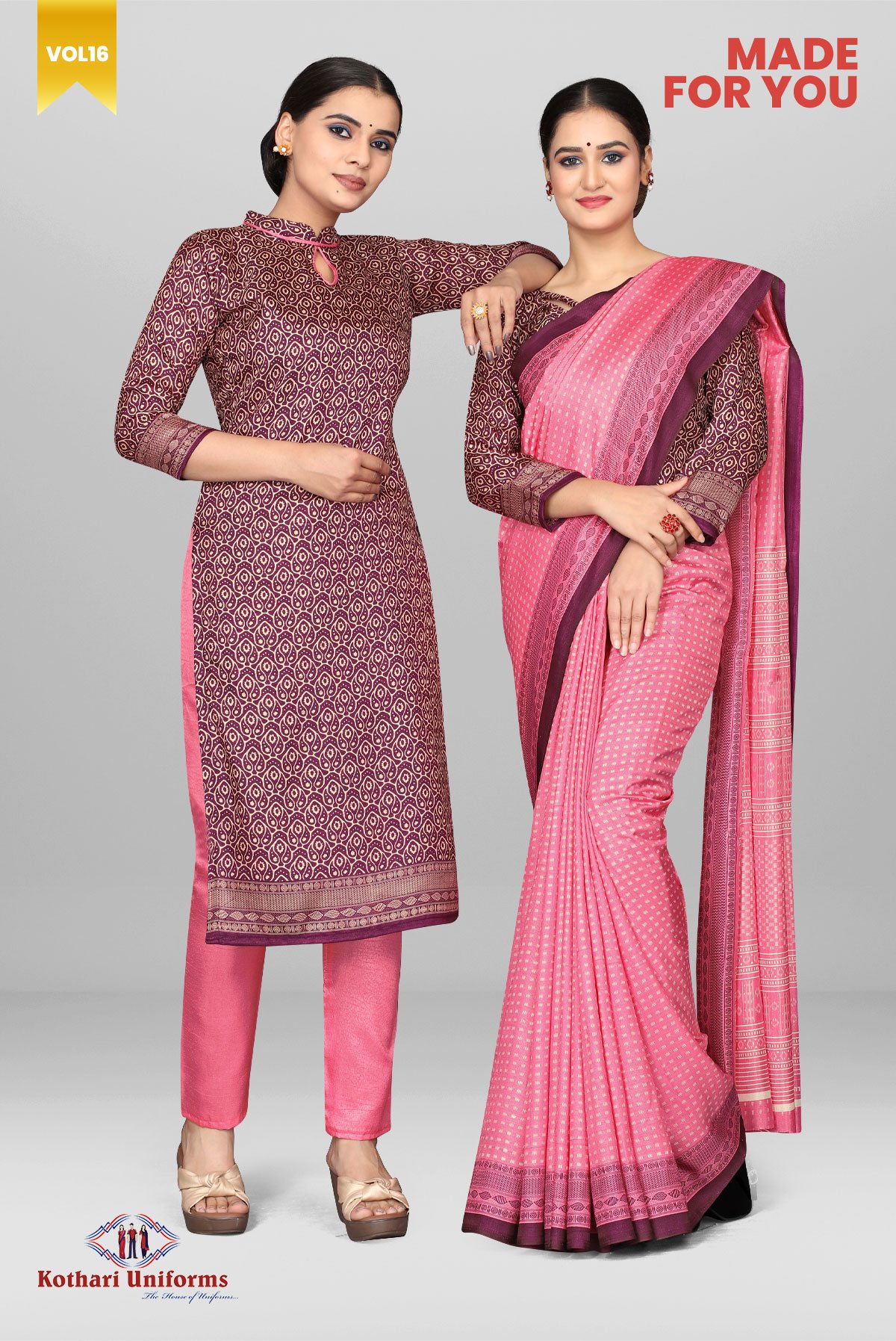 Made for You - Uniform Saree-Salwar Combo [MFY8]