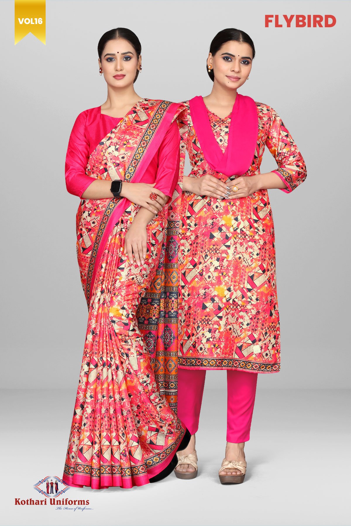 Flybird | Uniform Saree & Salwar Combo [FB9B]