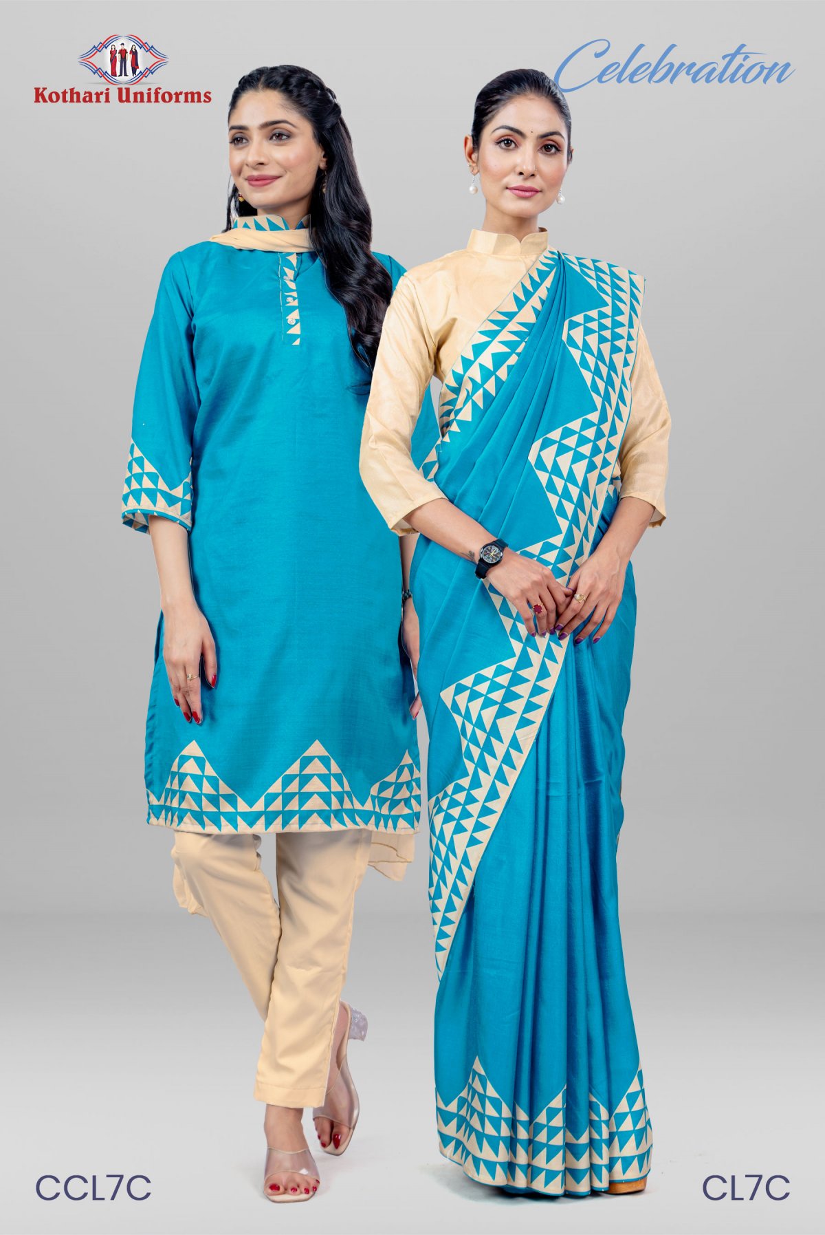 Celebration | Uniform Saree & Salwar Combo [CL7C]