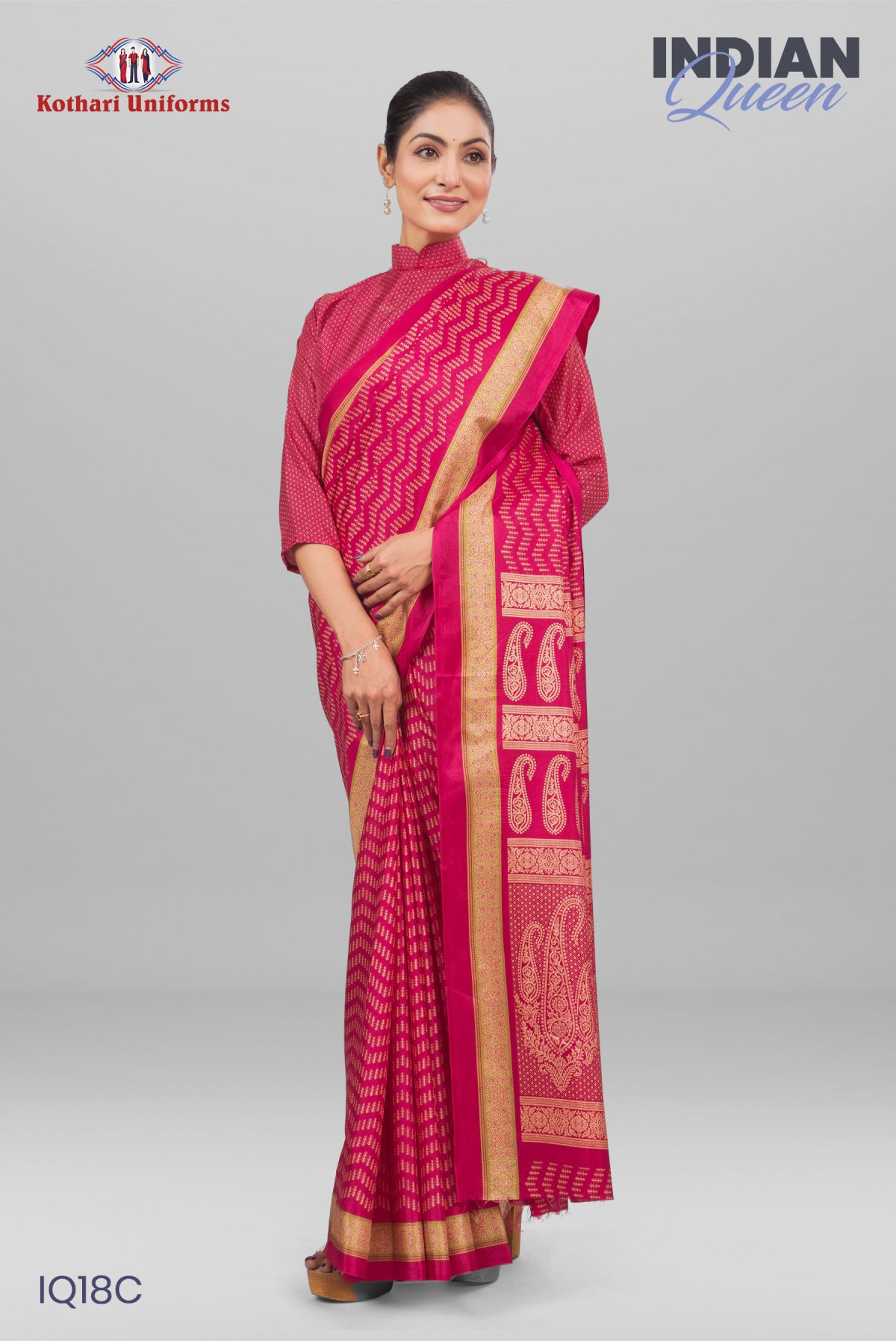 Indian Queen | Uniform Saree [IQ18C]