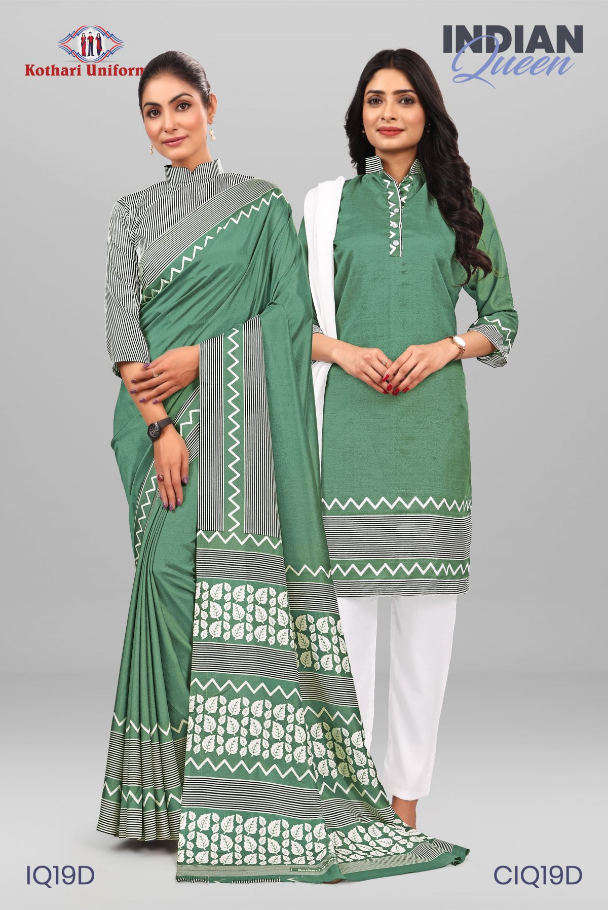 Indian Queen | Uniform Saree & Salwar Combo [IQ19D]