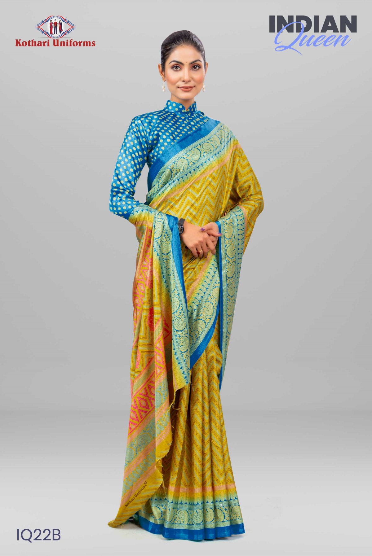 Indian Queen | Uniform Saree [IQ22B]