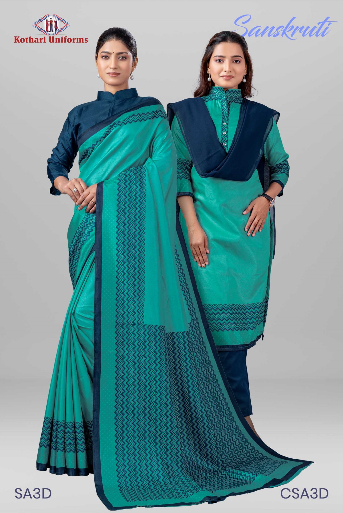 Sanskruti | Uniform Saree & Salwar Combo [SA3D]