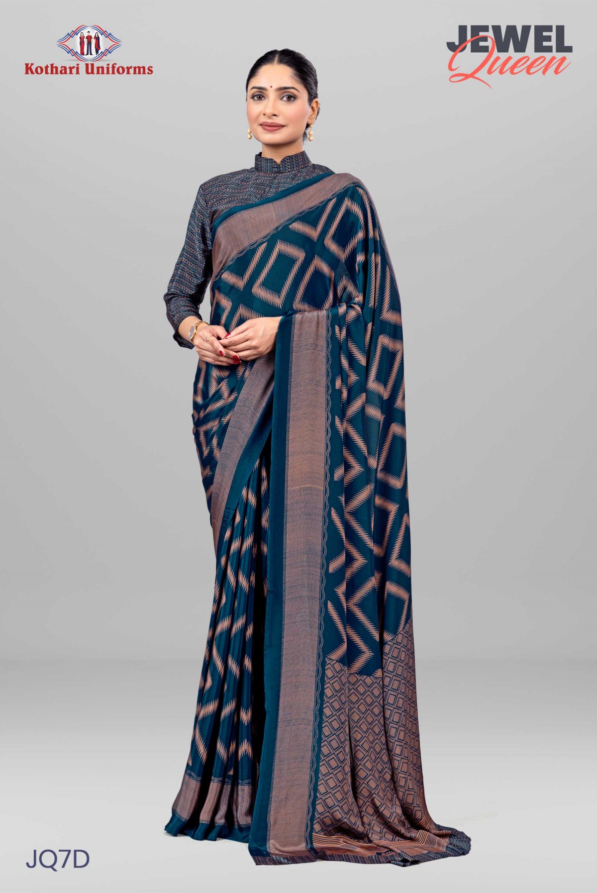 Jewel Queen | Uniform Saree [JQ7D]