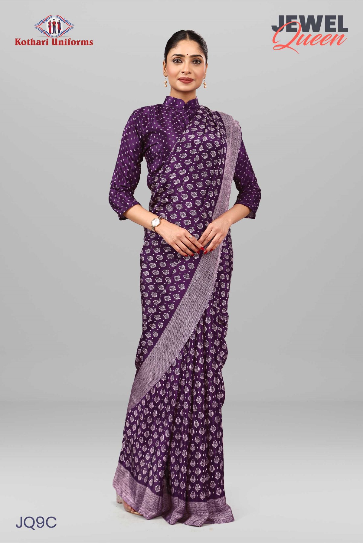 Jewel Queen | Uniform Saree [JQ9C]