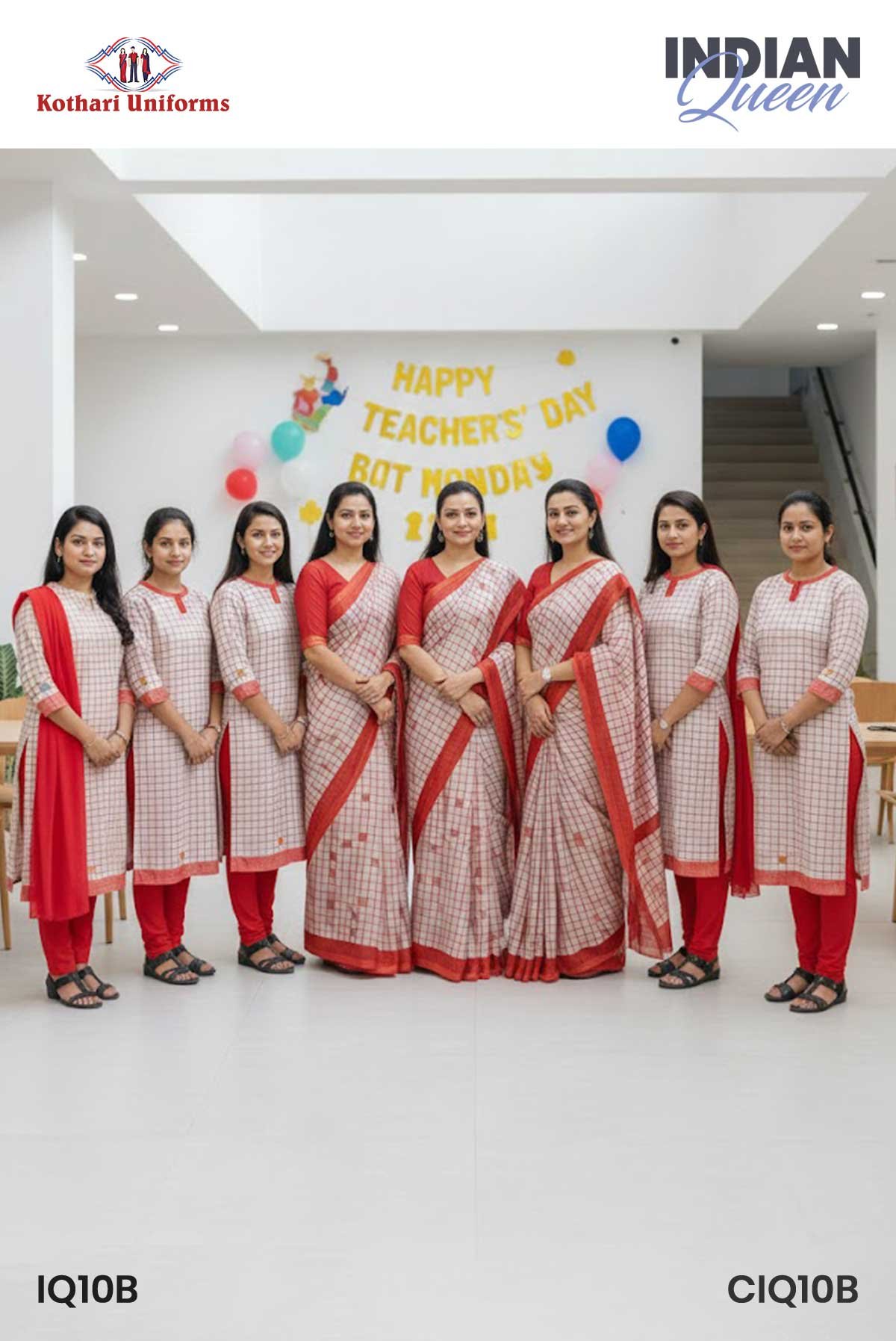 Indian Queen | Uniform Saree & Salwar Combo [IQ10B]