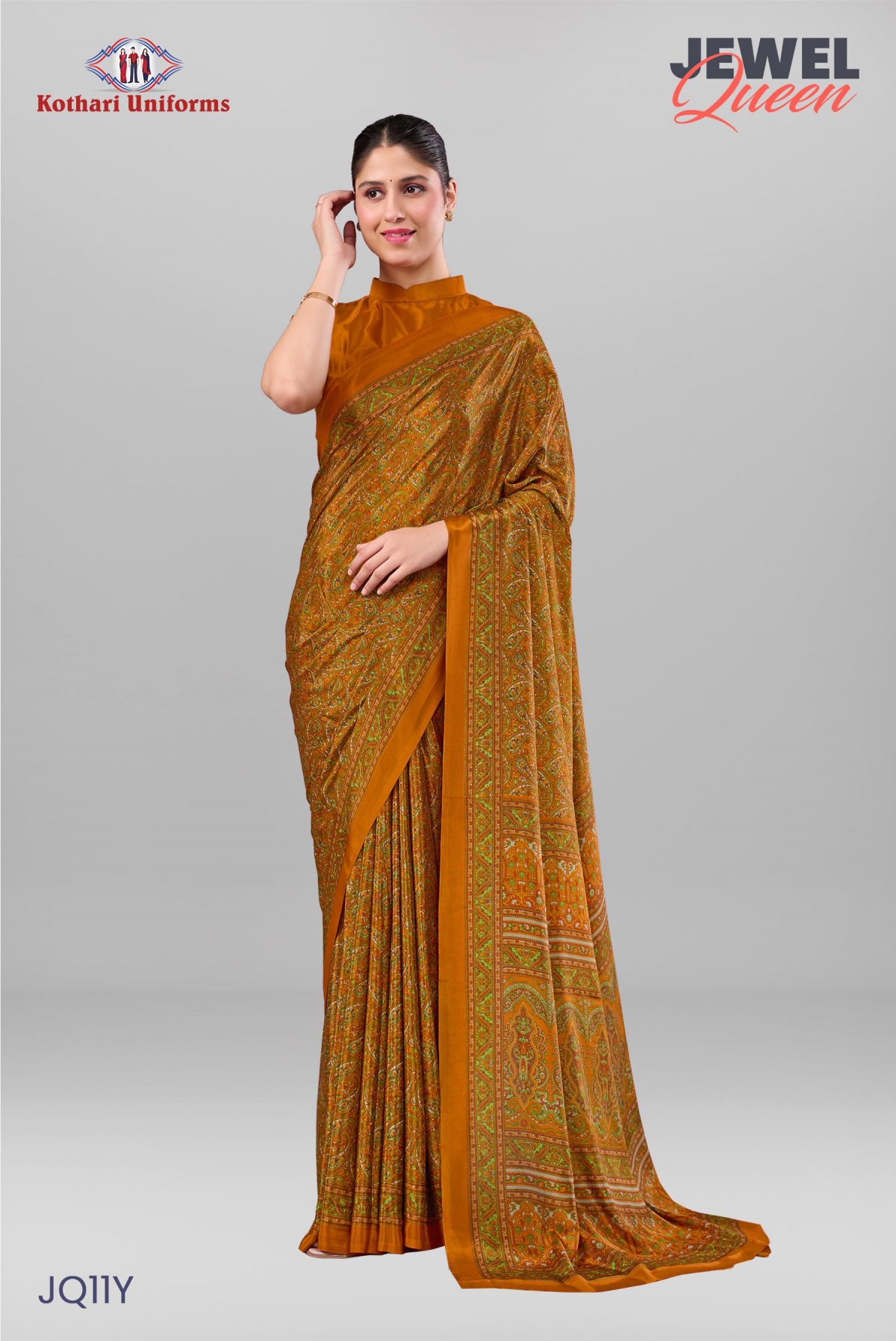Jewel Queen | Uniform Saree [JQ11Y]