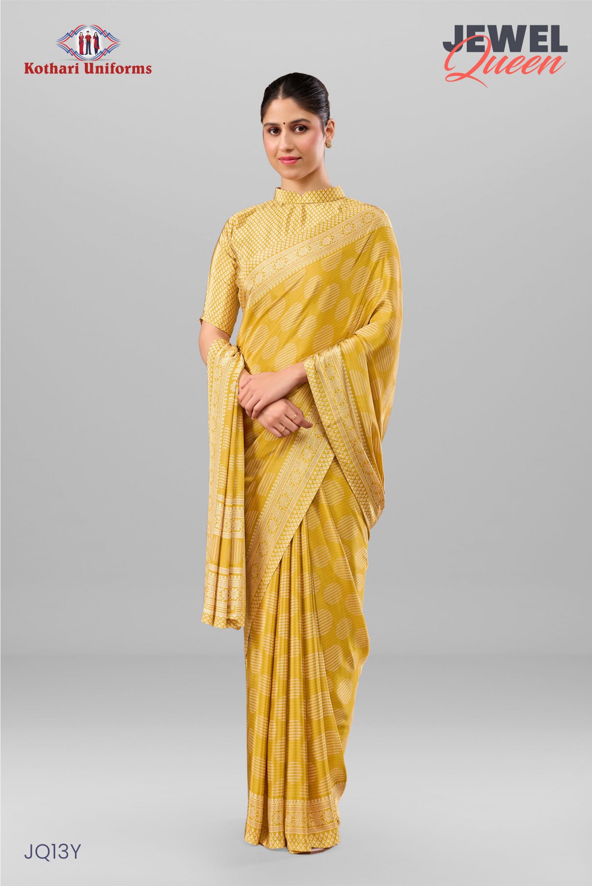 Jewel Queen | Uniform Saree [JQ13Y]