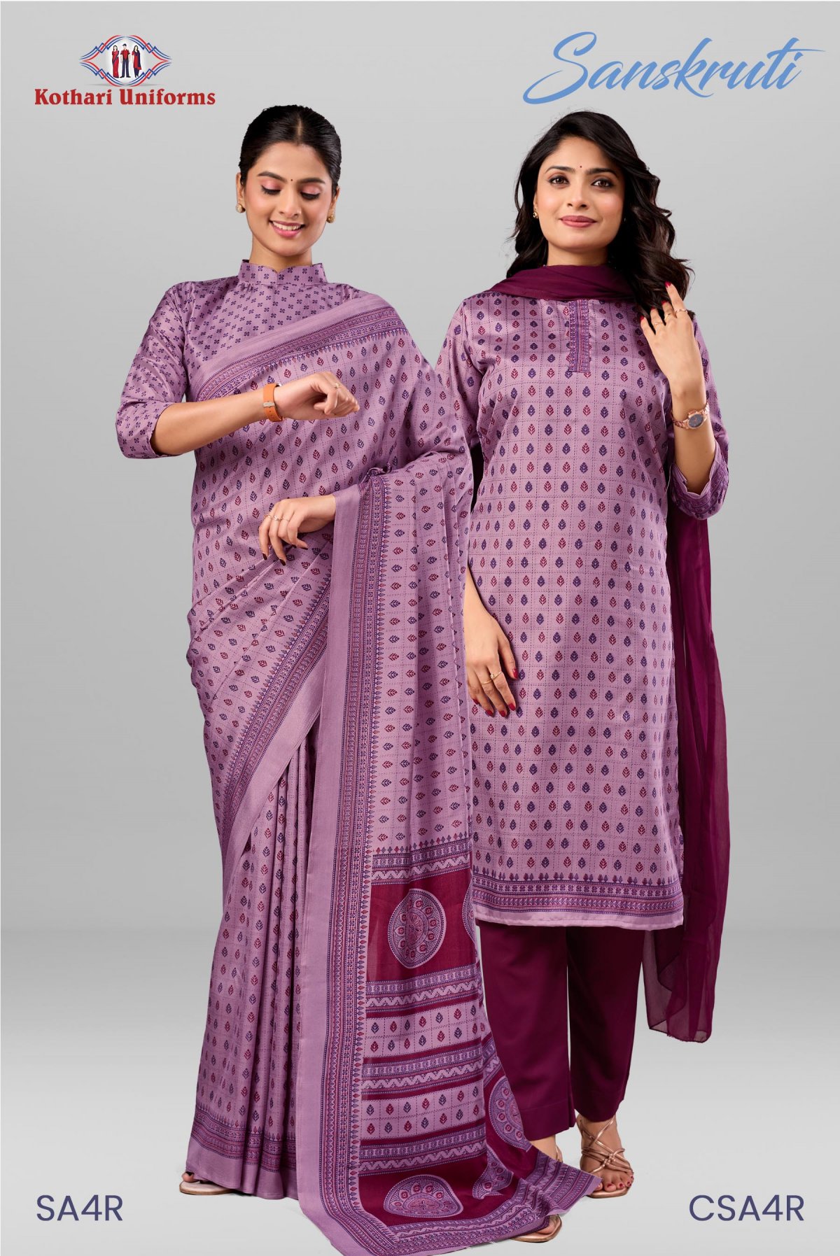 Sanskruti | Uniform Saree & Salwar Combo [SA4R]