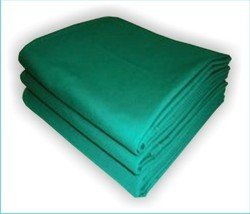 Cotton Bedsheet Plain Medical Green 