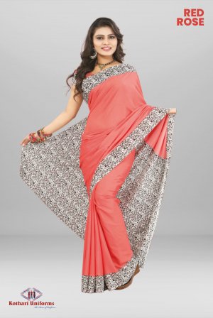 RED ROSE BY VALLABHI GEORGETTE PRINTED HALF AND HALF CLASSY SAREE IN SURAT  - Reewaz International | Wholesaler & Exporter of indian ethnic wear  catalogs.