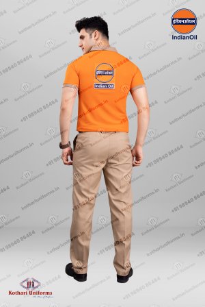 IOCL - Indian Oil Petrol Pump Filler Uniform - T-Shirt & Pant