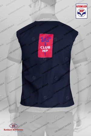 HPCL - Hindustan Petroleum Petrol Pump Filler Uniforms - Sleeveless Waist Coat