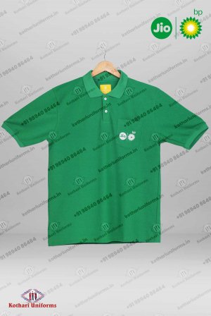 Jio BP - Jio BP Petrol Pump Filler Uniforms - TShirt