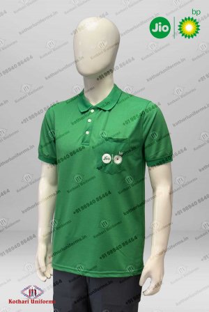 Jio BP - Jio BP Petrol Pump Filler Uniforms - TShirt & Pant