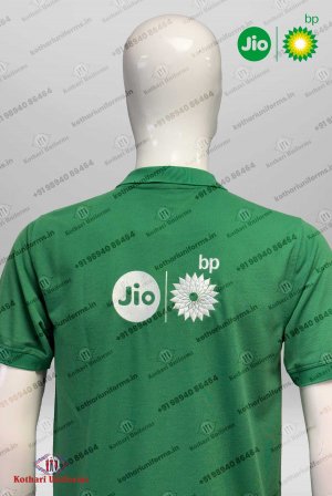 Jio BP - Jio BP Petrol Pump Filler Uniforms - TShirt & Pant