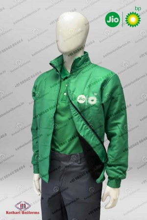 Jio BP - Jio BP Petrol Pump Uniforms - Winter Jacket