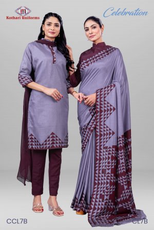 Celebration | Uniform Saree & Salwar Combo [CL7B]