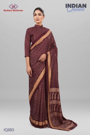 Indian Queen | Uniform Saree [IQ18D]