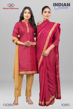 Indian Queen | Uniform Saree & Salwar Combo [IQ18C]